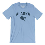 Alaska Pickleball Men/Unisex T-Shirt-Baby Blue-Allegiant Goods Co. Vintage Sports Apparel