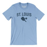 St. Louis Pickleball Men/Unisex T-Shirt-Baby Blue-Allegiant Goods Co. Vintage Sports Apparel