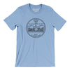 Utah State Quarter Men/Unisex T-Shirt-Baby Blue-Allegiant Goods Co. Vintage Sports Apparel
