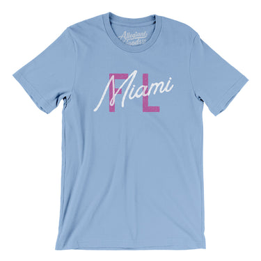 Miami Fl Overprinted Men/Unisex T-Shirt-Allegiant Goods Co. Vintage Sports Apparel