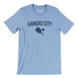 Kansas City Pickleball Men/Unisex T-Shirt-Baby Blue-Allegiant Goods Co. Vintage Sports Apparel