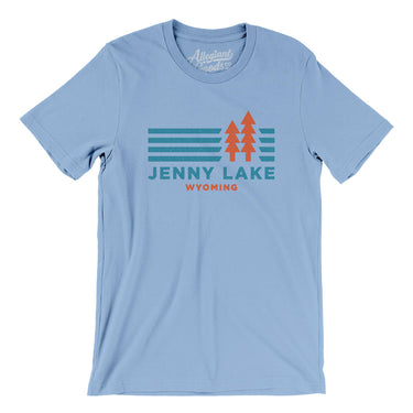 Jenny Lake Wyoming in Baby Blue Color