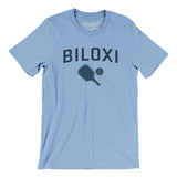 Biloxi Pickleball Men/Unisex T-Shirt-Baby Blue-Allegiant Goods Co. Vintage Sports Apparel