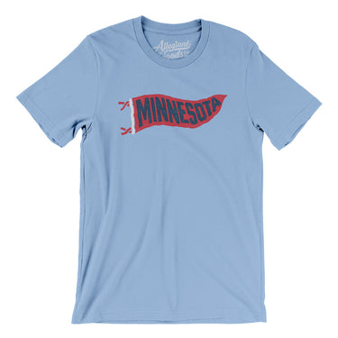 Minnesota Pennant Men/Unisex T-Shirt-Allegiant Goods Co. Vintage Sports Apparel