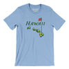 Hawaii Golf Men/Unisex T-Shirt-Baby Blue-Allegiant Goods Co. Vintage Sports Apparel