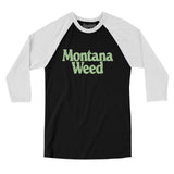 Montana Weed Men/Unisex Raglan 3/4 Sleeve T-Shirt-Allegiant Goods Co. Vintage Sports Apparel