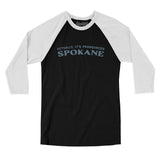 Actually It's Pronounced Spokane in Black with White Color