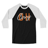 Cincy Oh Overprinted Men/Unisex Raglan 3/4 Sleeve T-Shirt-Allegiant Goods Co. Vintage Sports Apparel