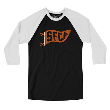 Sfca Pennant Men/Unisex Raglan 3/4 Sleeve T-Shirt-Allegiant Goods Co. Vintage Sports Apparel
