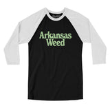 Arkansas Weed Men/Unisex Raglan 3/4 Sleeve T-Shirt-Allegiant Goods Co. Vintage Sports Apparel