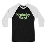 Kentucky Weed Men/Unisex Raglan 3/4 Sleeve T-Shirt-Allegiant Goods Co. Vintage Sports Apparel
