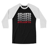 Atlanta Repeat Men/Unisex Raglan 3/4 Sleeve T-Shirt-Allegiant Goods Co. Vintage Sports Apparel