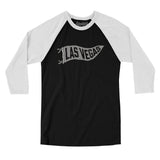 Las Vegas Pennant Men/Unisex Raglan 3/4 Sleeve T-Shirt-Allegiant Goods Co. Vintage Sports Apparel
