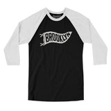 Brooklyn Pennant Men/Unisex Raglan 3/4 Sleeve T-Shirt-Allegiant Goods Co. Vintage Sports Apparel