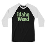 Idaho Weed Men/Unisex Raglan 3/4 Sleeve T-Shirt-Allegiant Goods Co. Vintage Sports Apparel