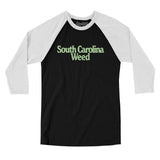 South Carolina Weed Men/Unisex Raglan 3/4 Sleeve T-Shirt-Allegiant Goods Co. Vintage Sports Apparel