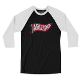 Arizona Pennant Men/Unisex Raglan 3/4 Sleeve T-Shirt-Allegiant Goods Co. Vintage Sports Apparel