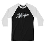 Las Vegas Nv Overprinted Men/Unisex Raglan 3/4 Sleeve T-Shirt-Allegiant Goods Co. Vintage Sports Apparel