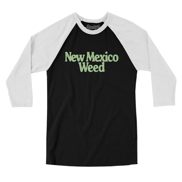 New Mexico Weed Men/Unisex Raglan 3/4 Sleeve T-Shirt-Allegiant Goods Co. Vintage Sports Apparel