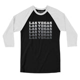 Las Vegas Repeat Men/Unisex Raglan 3/4 Sleeve T-Shirt-Allegiant Goods Co. Vintage Sports Apparel