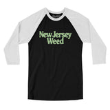 New Jersey Weed Men/Unisex Raglan 3/4 Sleeve T-Shirt-Allegiant Goods Co. Vintage Sports Apparel