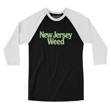 New Jersey Weed Men/Unisex Raglan 3/4 Sleeve T-Shirt-Allegiant Goods Co. Vintage Sports Apparel