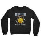 Houston Baseball Throwback Mascot Midweight French Terry Crewneck Sweatshirt-Allegiant Goods Co. Vintage Sports Apparel