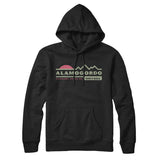 Alamogordo Mountain Sunset Hoodie-Black-Allegiant Goods Co. Vintage Sports Apparel