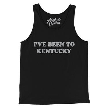 I've Been To Kentucky Men/Unisex Tank Top-Black-Allegiant Goods Co. Vintage Sports Apparel