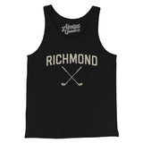 Richmond Golf Men/Unisex Tank Top-Black-Allegiant Goods Co. Vintage Sports Apparel