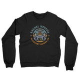 Rachel Nevada Retro Badge Midweight French Terry Crewneck Sweatshirt-Black-Allegiant Goods Co. Vintage Sports Apparel