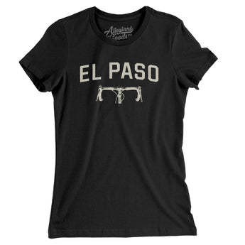 El Paso Cycling Women's T-Shirt-Black-Allegiant Goods Co. Vintage Sports Apparel