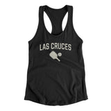 Las Cruces Pickleball Women's Racerback Tank-Black-Allegiant Goods Co. Vintage Sports Apparel