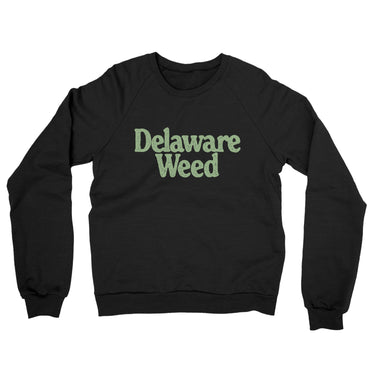 Delaware Weed Midweight French Terry Crewneck Sweatshirt-Allegiant Goods Co. Vintage Sports Apparel