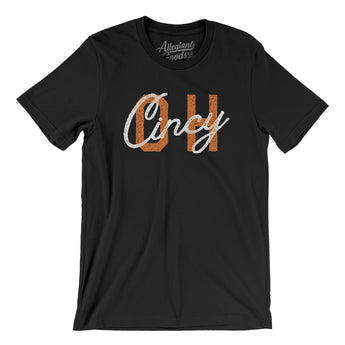 Cincy Oh Overprinted Men/Unisex T-Shirt-Allegiant Goods Co. Vintage Sports Apparel