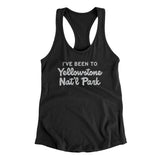 I've Been To Yellowstone National Park Women's Racerback Tank-Allegiant Goods Co. Vintage Sports Apparel