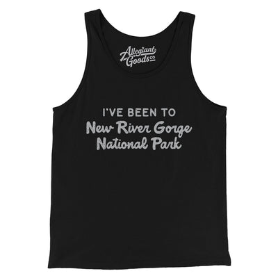 I've Been To New River Gorge National Park Men/Unisex Tank Top-Black-Allegiant Goods Co. Vintage Sports Apparel