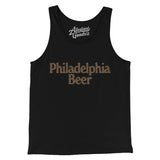 Philadelphia Beer Men/Unisex Tank Top-Black-Allegiant Goods Co. Vintage Sports Apparel