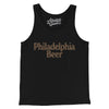 Philadelphia Beer Men/Unisex Tank Top-Black-Allegiant Goods Co. Vintage Sports Apparel