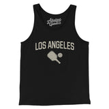 Los Angeles Pickleball Men/Unisex Tank Top-Black-Allegiant Goods Co. Vintage Sports Apparel