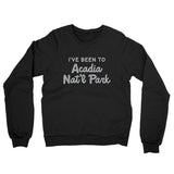 I've Been To Acadia National Park Midweight French Terry Crewneck Sweatshirt-Allegiant Goods Co. Vintage Sports Apparel
