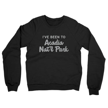 I've Been To Acadia National Park Midweight French Terry Crewneck Sweatshirt-Allegiant Goods Co. Vintage Sports Apparel