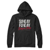 Sunday Funday Tampa Bay Hoodie-Black-Allegiant Goods Co. Vintage Sports Apparel