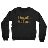 Duval's Number 1 Fan Midweight French Terry Crewneck Sweatshirt-Allegiant Goods Co. Vintage Sports Apparel