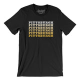 Pittsburgh Repeat Men/Unisex T-Shirt-Black-Allegiant Goods Co. Vintage Sports Apparel