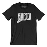 Connecticut State Shape Text Men/Unisex T-Shirt-Allegiant Goods Co. Vintage Sports Apparel