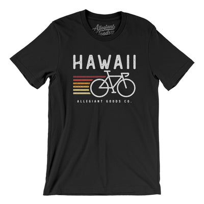 Hawaii Cycling Men/Unisex T-Shirt-Black-Allegiant Goods Co. Vintage Sports Apparel