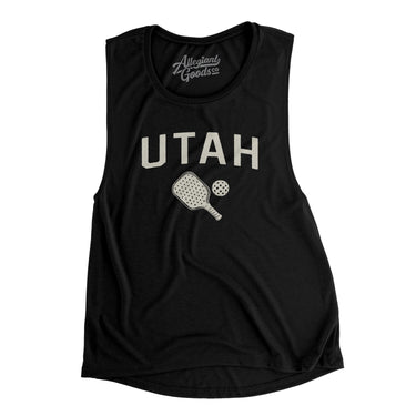 Utah Pickleball in Black Color