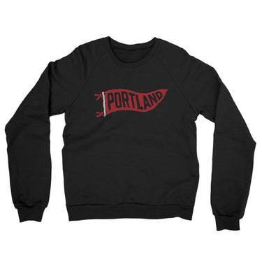 Portland Pennant Midweight French Terry Crewneck Sweatshirt-Allegiant Goods Co. Vintage Sports Apparel