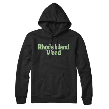 Rhode Island Weed Hoodie-Allegiant Goods Co. Vintage Sports Apparel